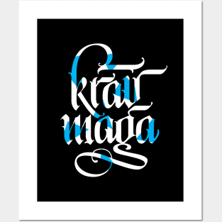 Krav Maga Calligraphy Posters and Art